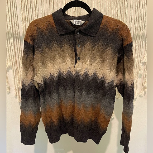 Dalmine Other - Vintage Dalmine Italian Wool Sweater Shirt Sz XL (54) UNISEX